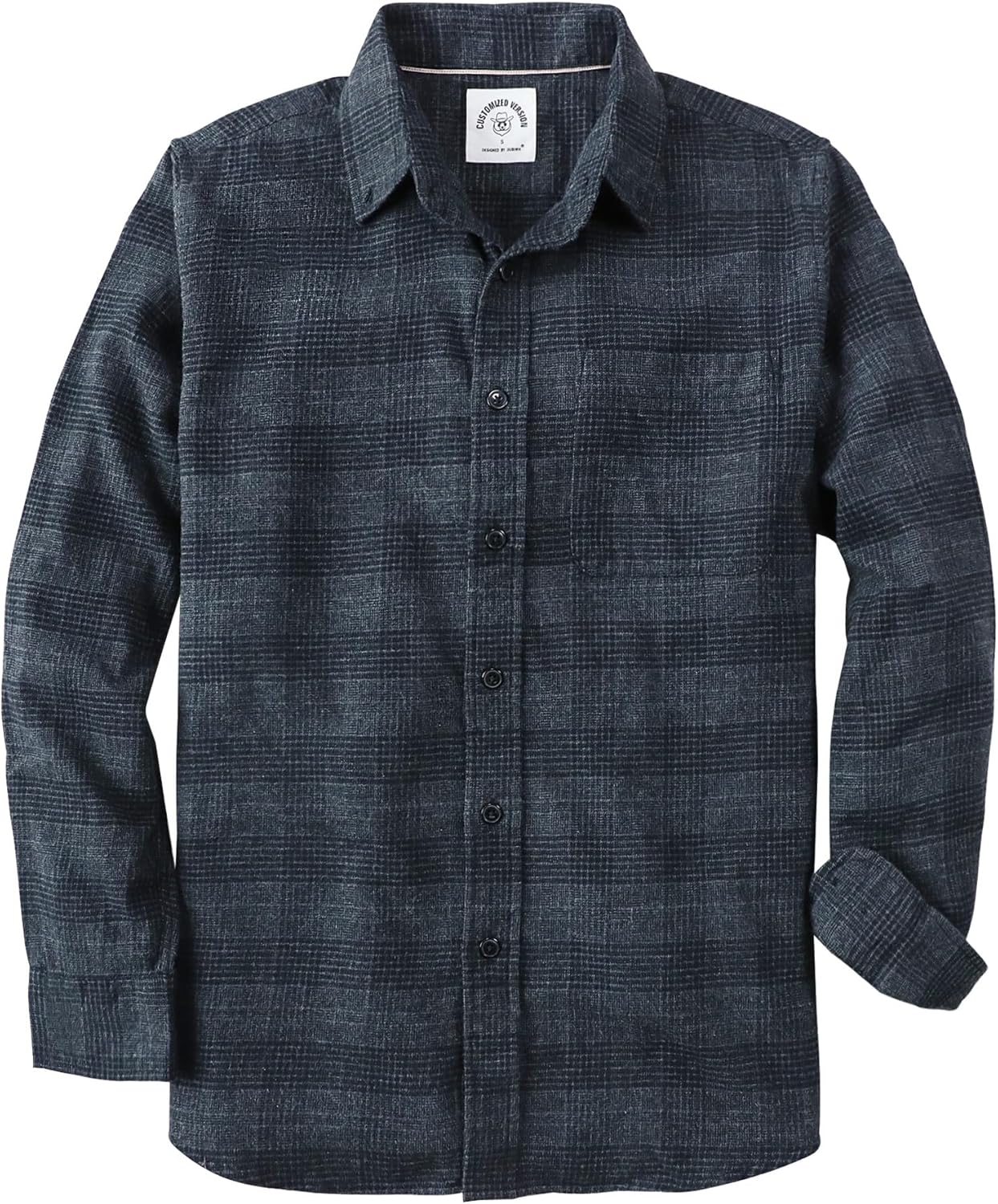 Dubinik® Mens Flannel Shirt, Special Long Sleeve Plaid Flannel Shirt for Men, Hi...