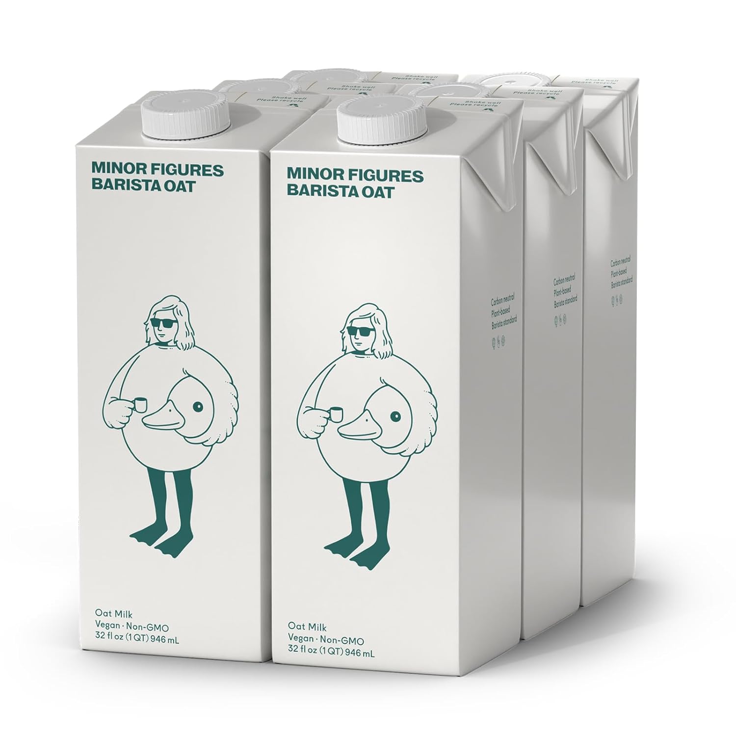 Minor Figures - Oat Milk - Standard - Barista Standard - 32 Oz - 6 Pack - Non Gm...