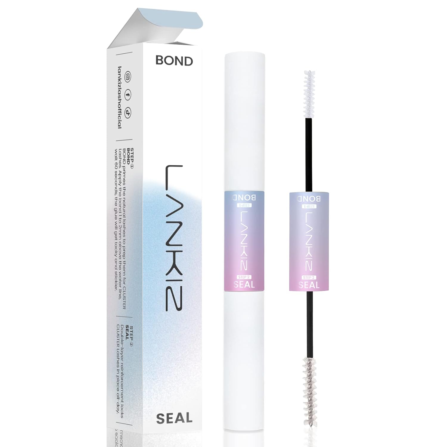 LANKIZ Lash Bond and Seal, Special Eye Lash Glue, Innovative Cluster Lash Glue f...