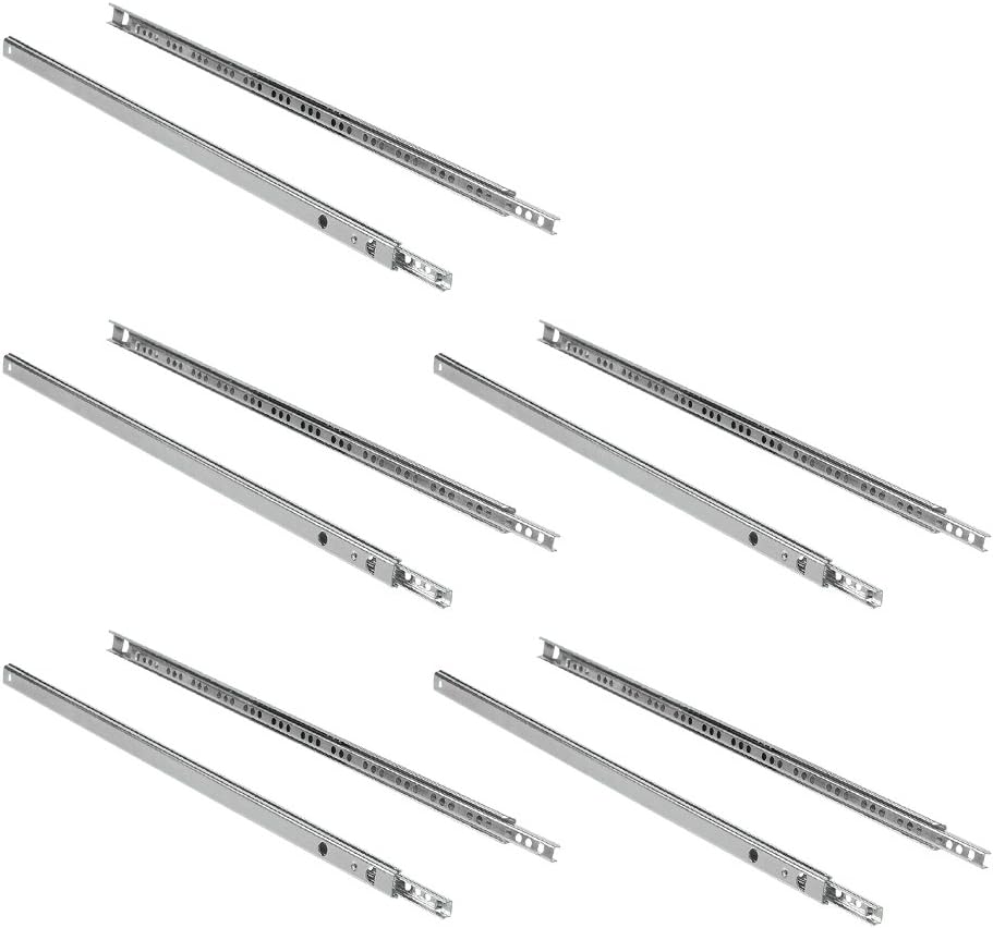 Emuca Drawer Slides, Unique Ball Bearing Drawer Runners, Special Partial Extensi...