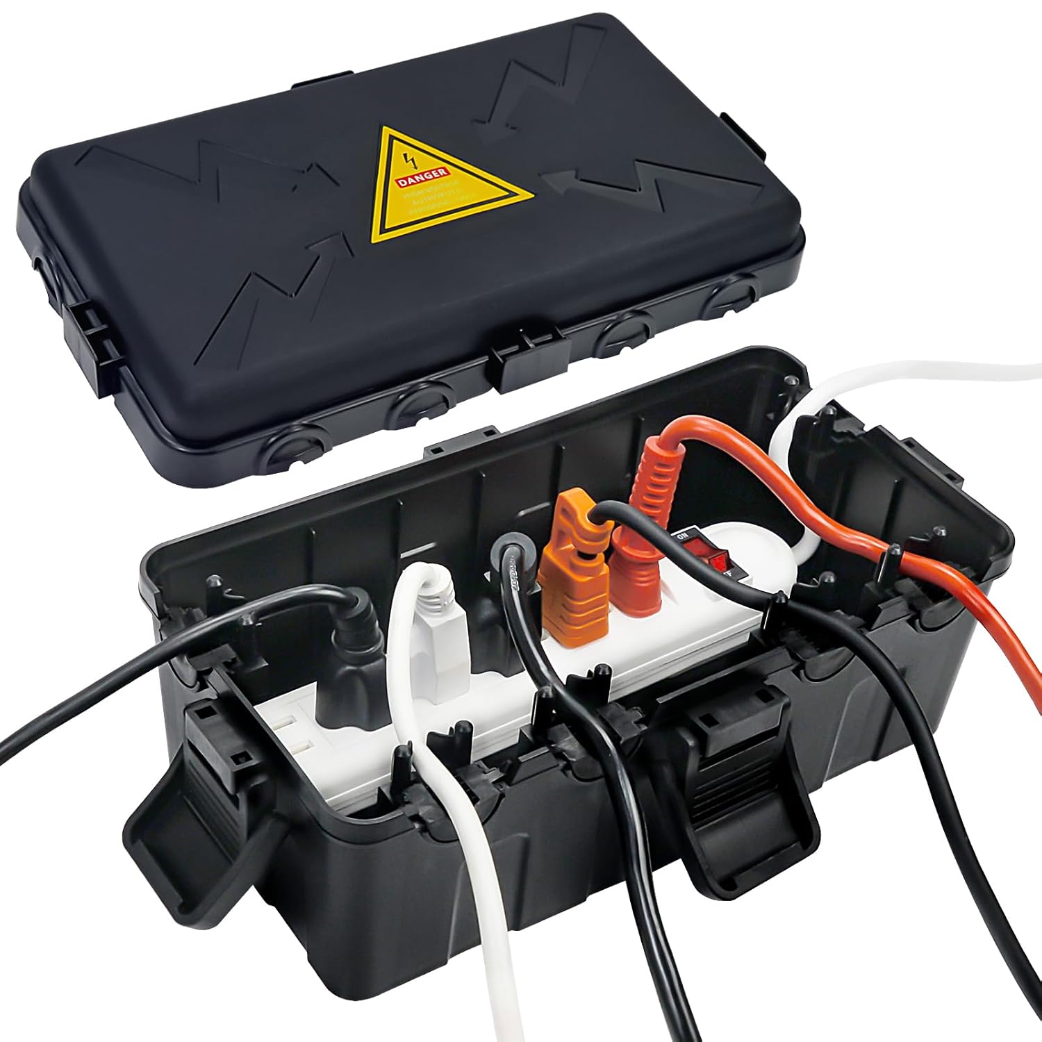 Hrensaw Medium Outdoor Electrical Box(10.6x5.5x4.5inch),Weatherproof Connection...