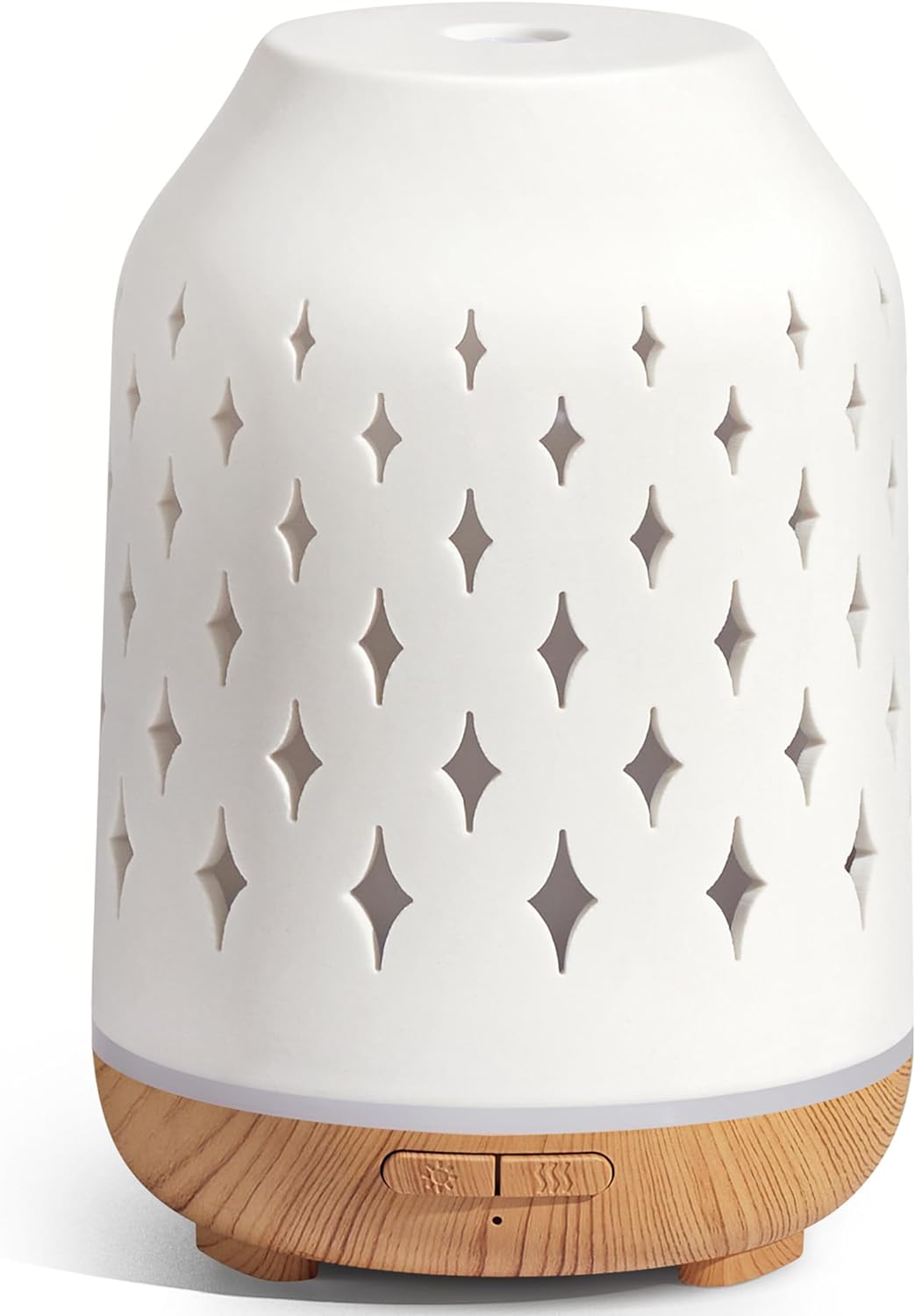 InnoGear Aromatherapy Diffuser, 150ml Ceramic Diffuser Ultrasonic Humidifier Coo...