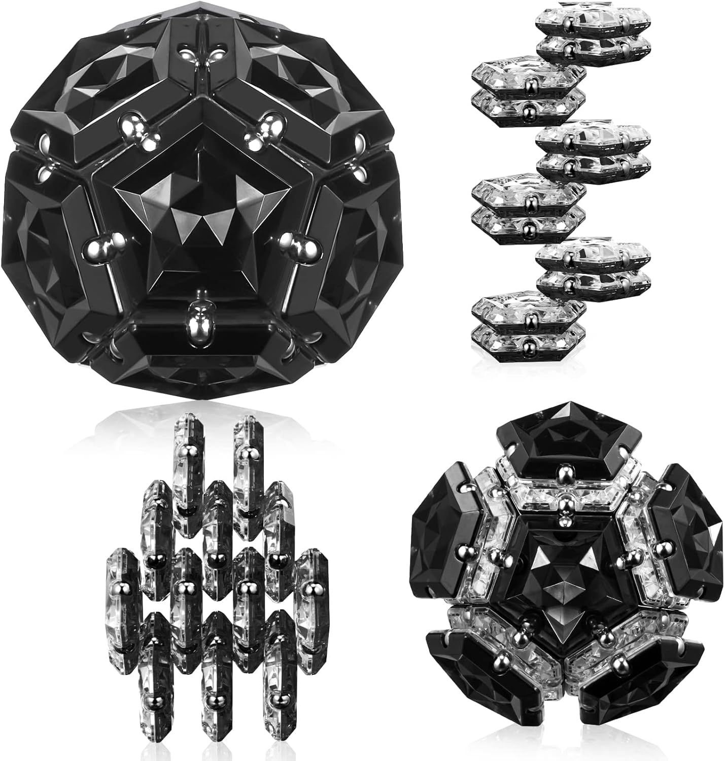 RoomyRoc Magnetic Fidget Sphere, Innovative Pentagons Magnets Balls, Special 12...
