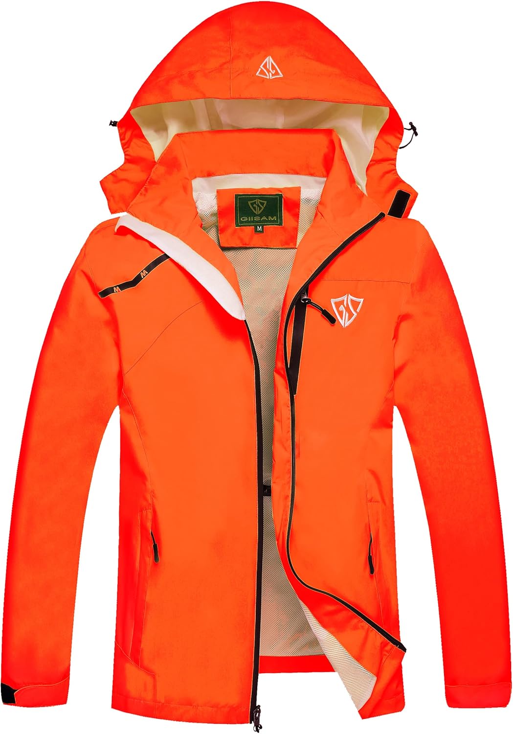 GIISAM Mens Windproof Jacket Waterproof Lightweight Mountain Sport Jacket for Me...