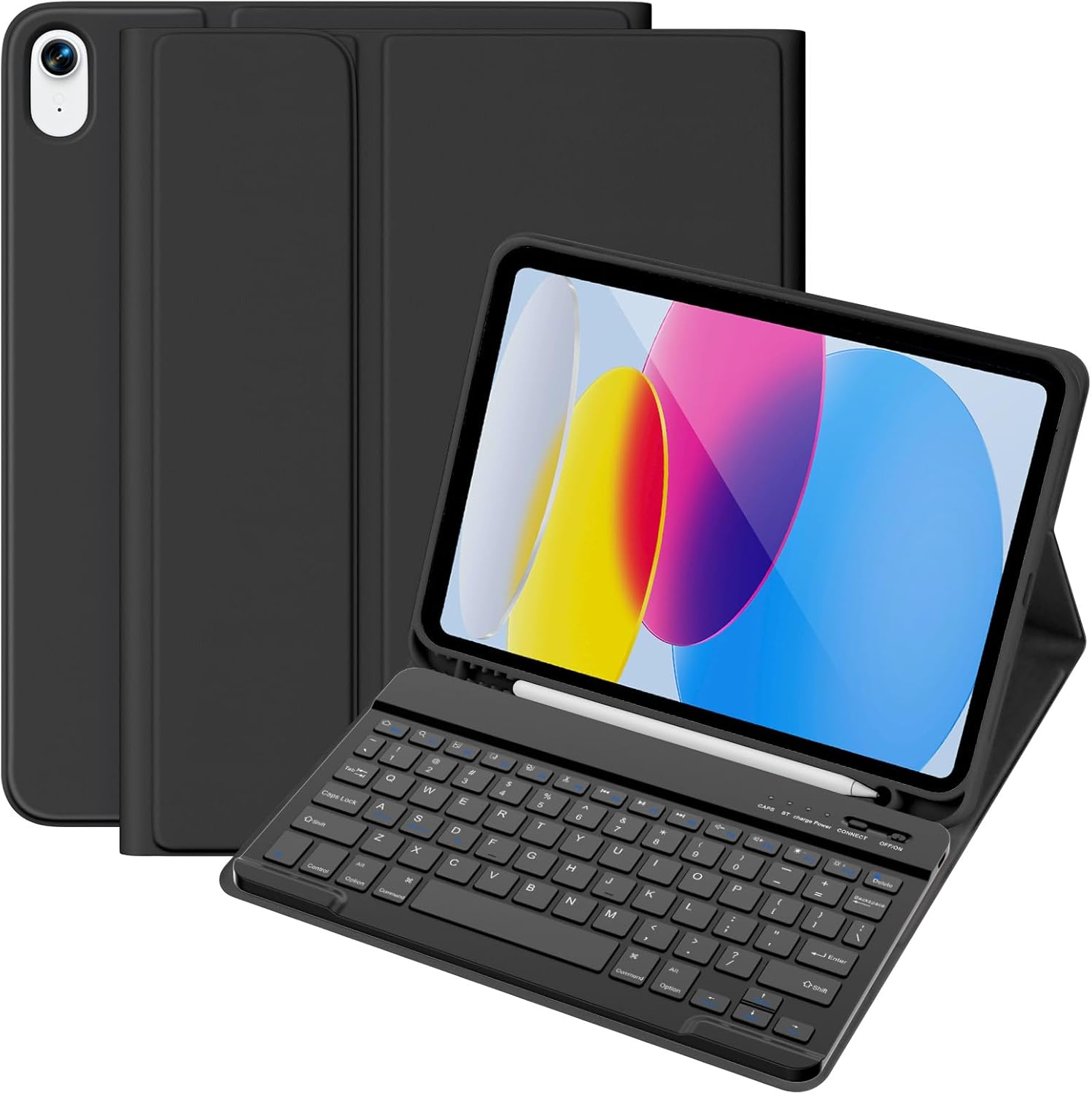 KBCASE for iPad, Special iPad 10th Generation Case with Keyboard, Innovative Key...