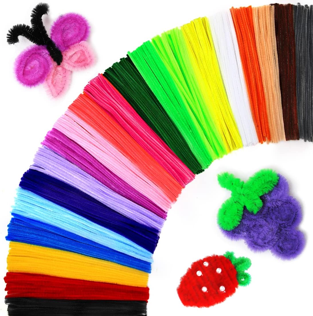 Praisebank Pipe Cleaners, Special Pipe Cleaners for Crafts, High-Quality Pipe Cl...