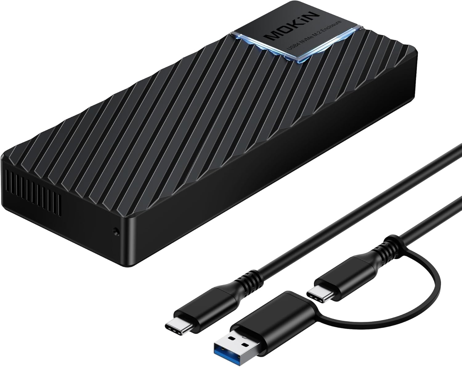 M.2 NVMe Enclosure, Special SSD Enclosure with 40Gbps Speed, Innovative M.2 Encl...