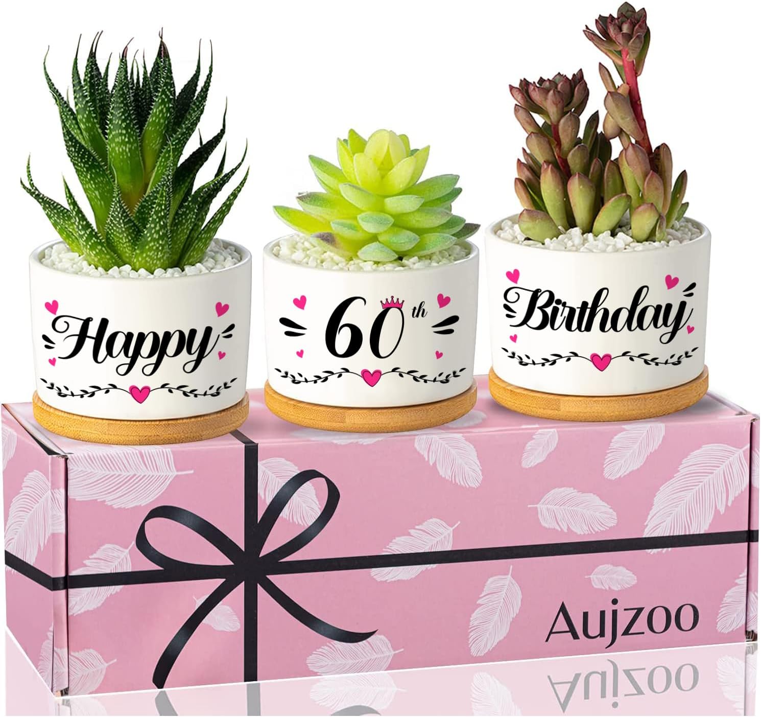 Aujzoo 60th Birthday Gifts, Special Keepsake 60th Birthday Gifts, Unique Home De...