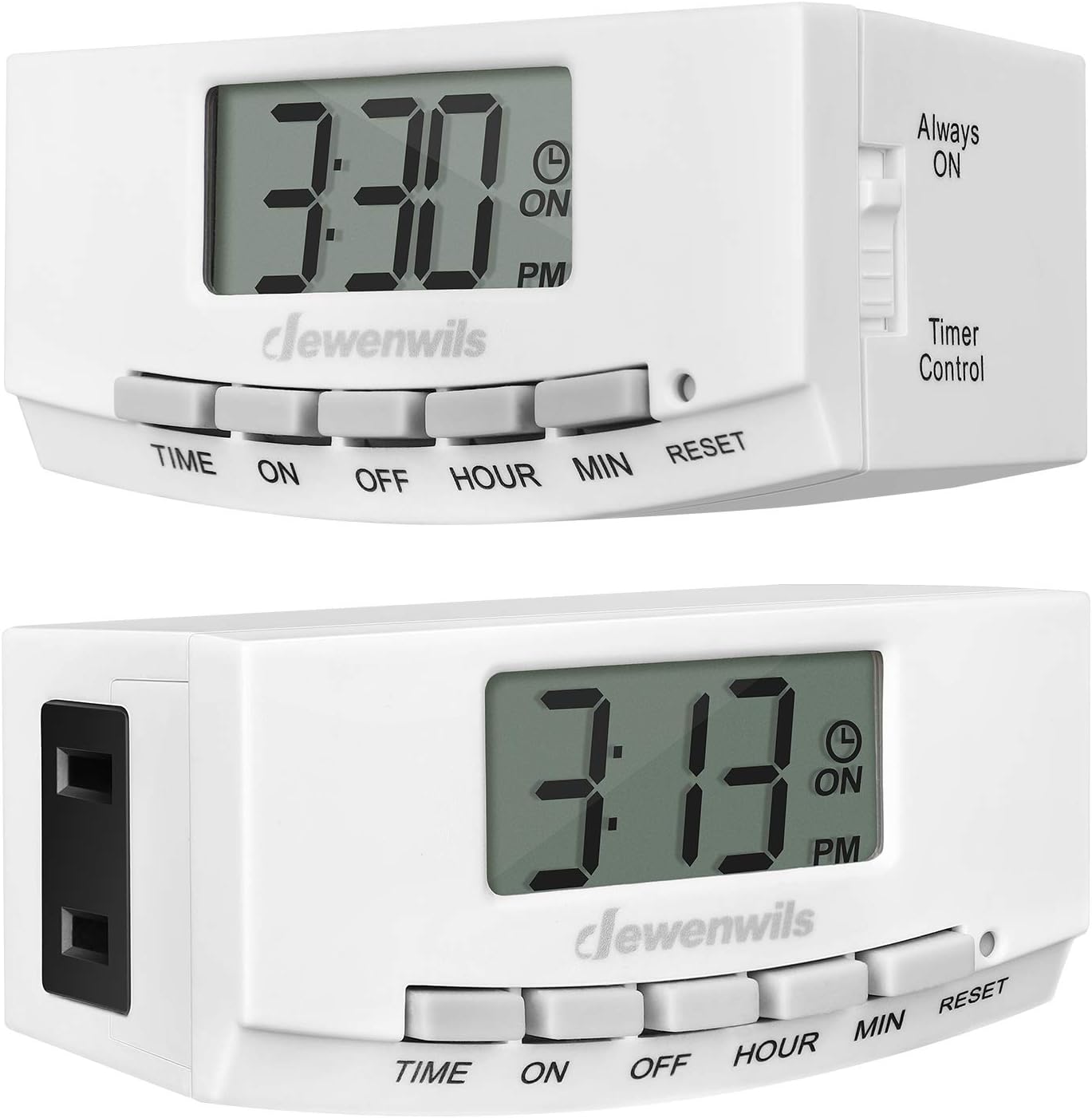 DEWENWILS Timer Outlet, Special 24 Hour Timers for Electrical Outlets for Christ...