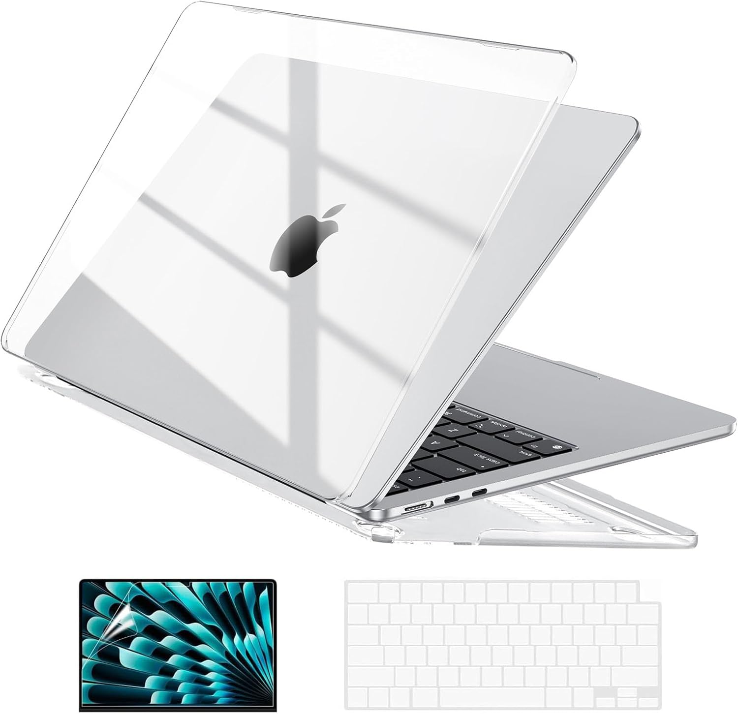 EooCoo Case Compatible with MacBook Air 15 inch 2024 2023 Release M3 A3114 M2 A2...