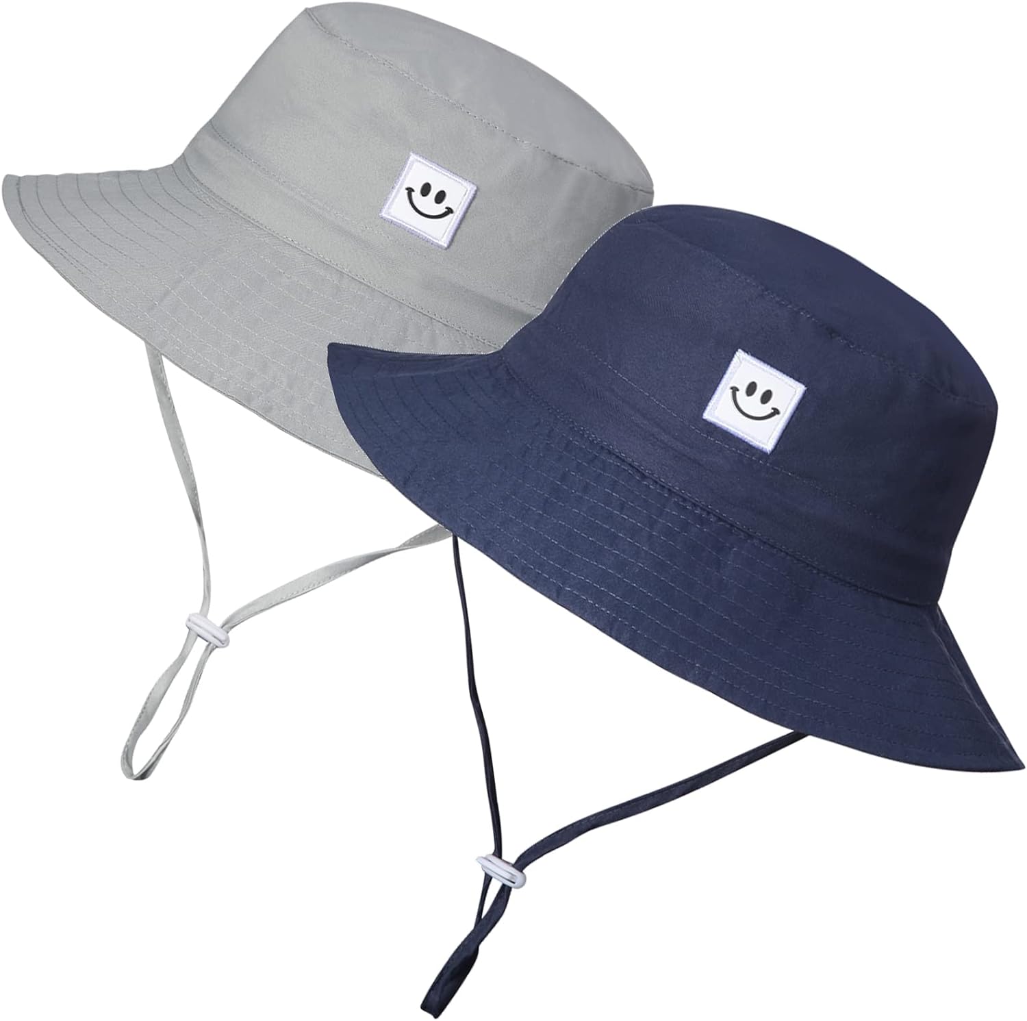 MaxNova Baby Sun Hat Smile Face UPF 50+ Toddler Bucket Hat for Boys Girls 0-7 Ye...