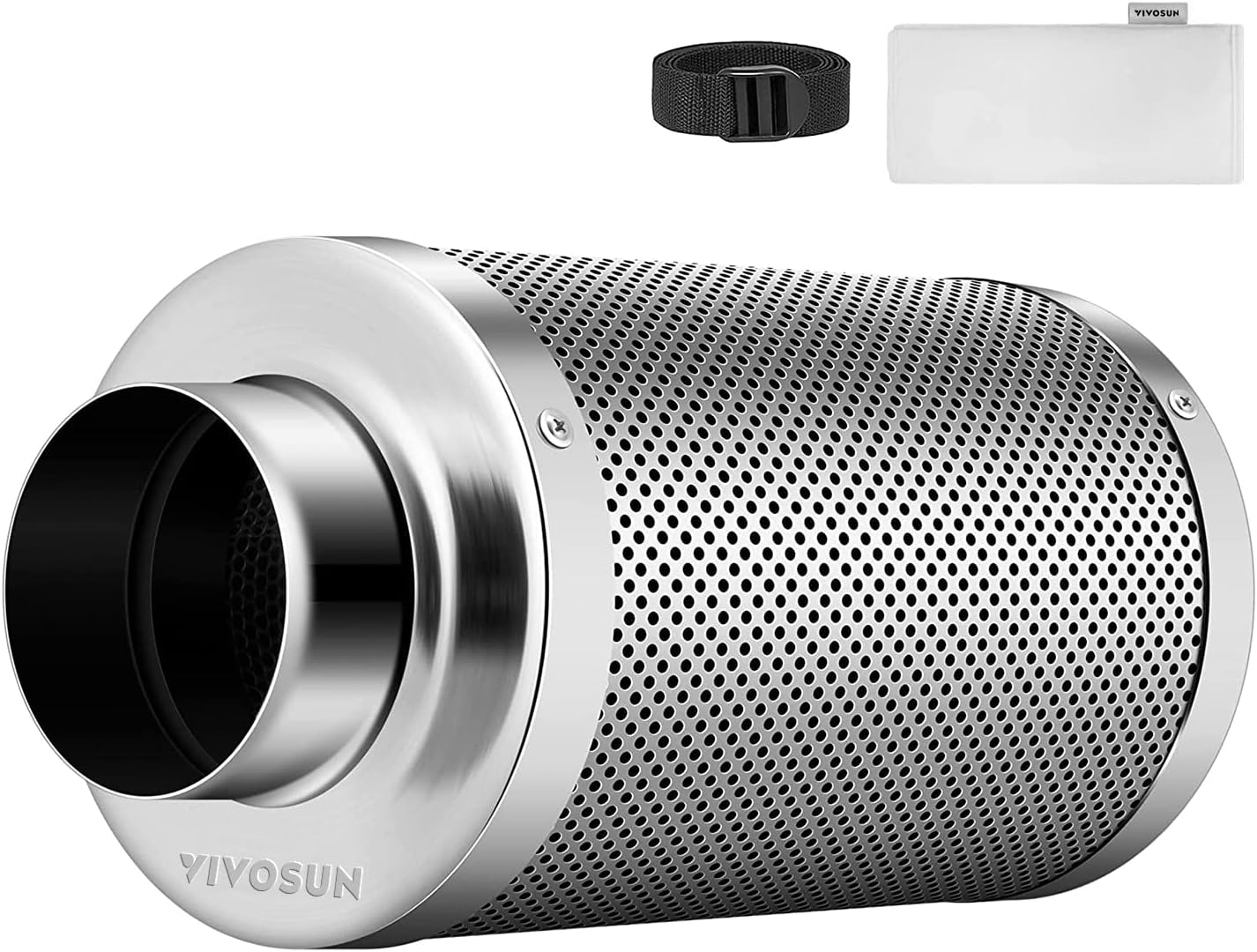 VIVOSUN 6 Inch Air Carbon Filter, Special Smelliness Control with Australia Virg...