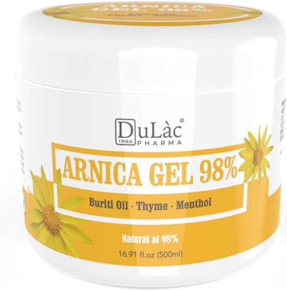 Dulàc - Arnica Gel for Bruising and Swelling 500 ml, 98% Strong Arnica Cream for...