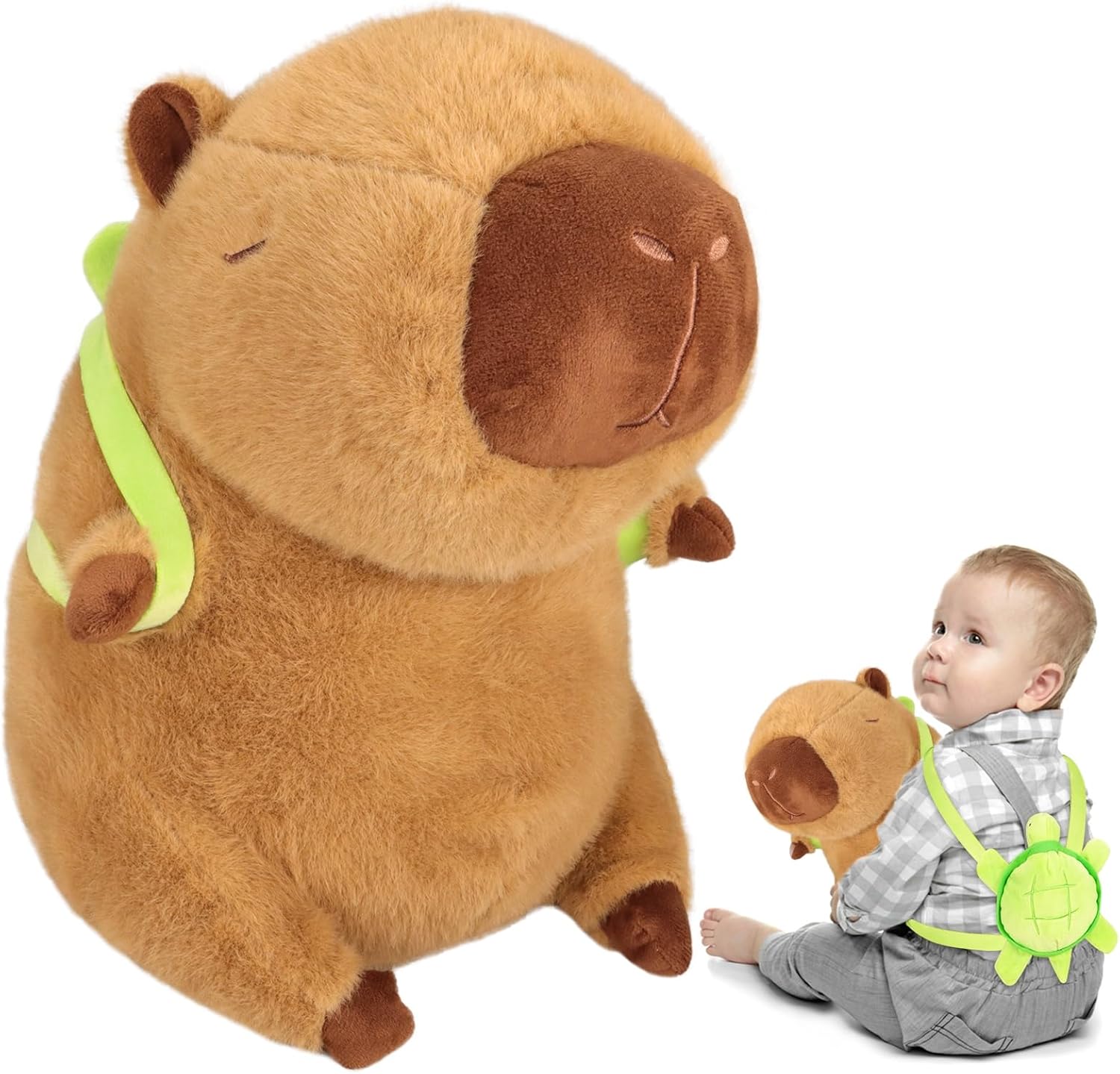 seOSTO Capybara Plush Toy, Special Capybara Gifts, Unique Plush Capybara Stuffed...