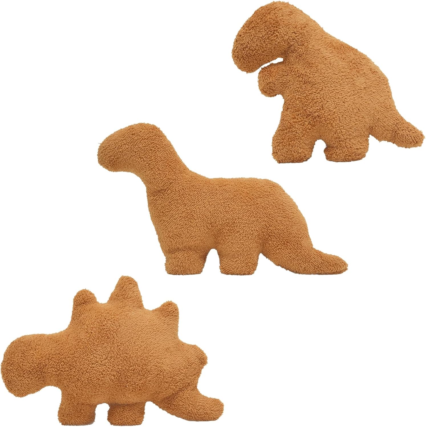 Dino Nugget Plush, Special Dino Nugget Pillow Stuffed Toy, Unique Funny Dino Chi...