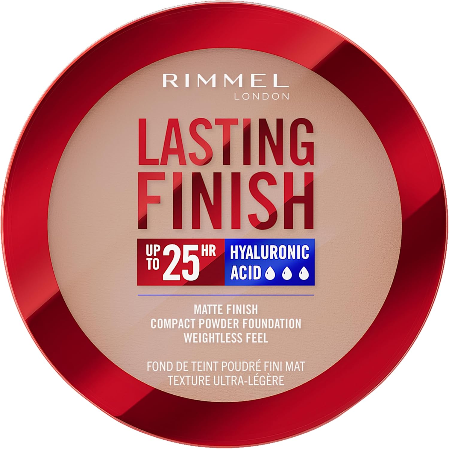 Rimmel Lasting Finish 25 HR Compact Foundation 006 Rose Vanilla, Matte Buildable...