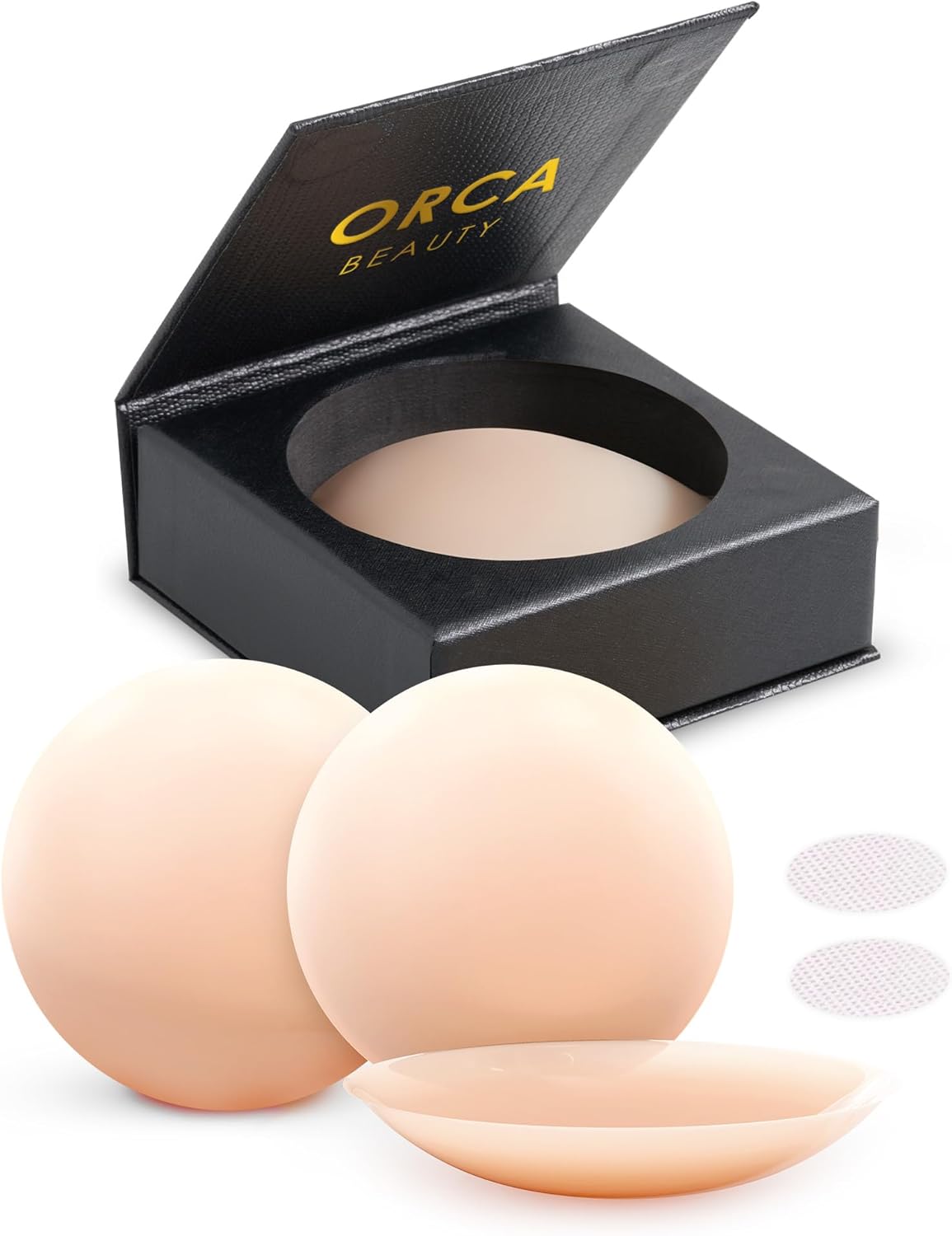 Nipple Cover - Available in 6 Skin Tone, Adhesive Silicone Reusable Nipple Pasti...