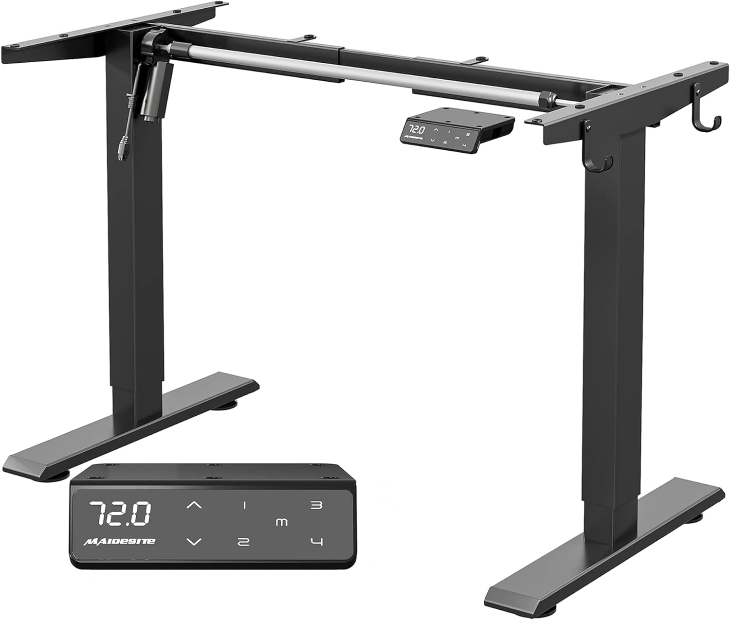 MAIDeSITe Height Adjustable Electric Standing Desk Frame Two-Stage with Heavy Du...
