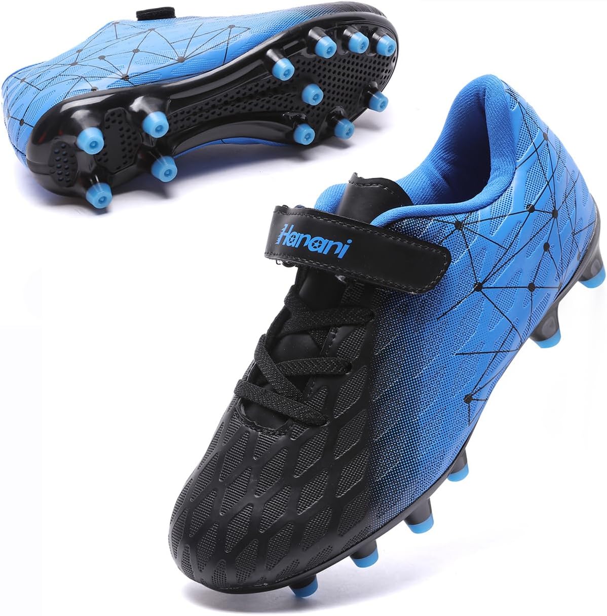 Boys Football Boots Shoes Kids Girls FG/AG Soccer...