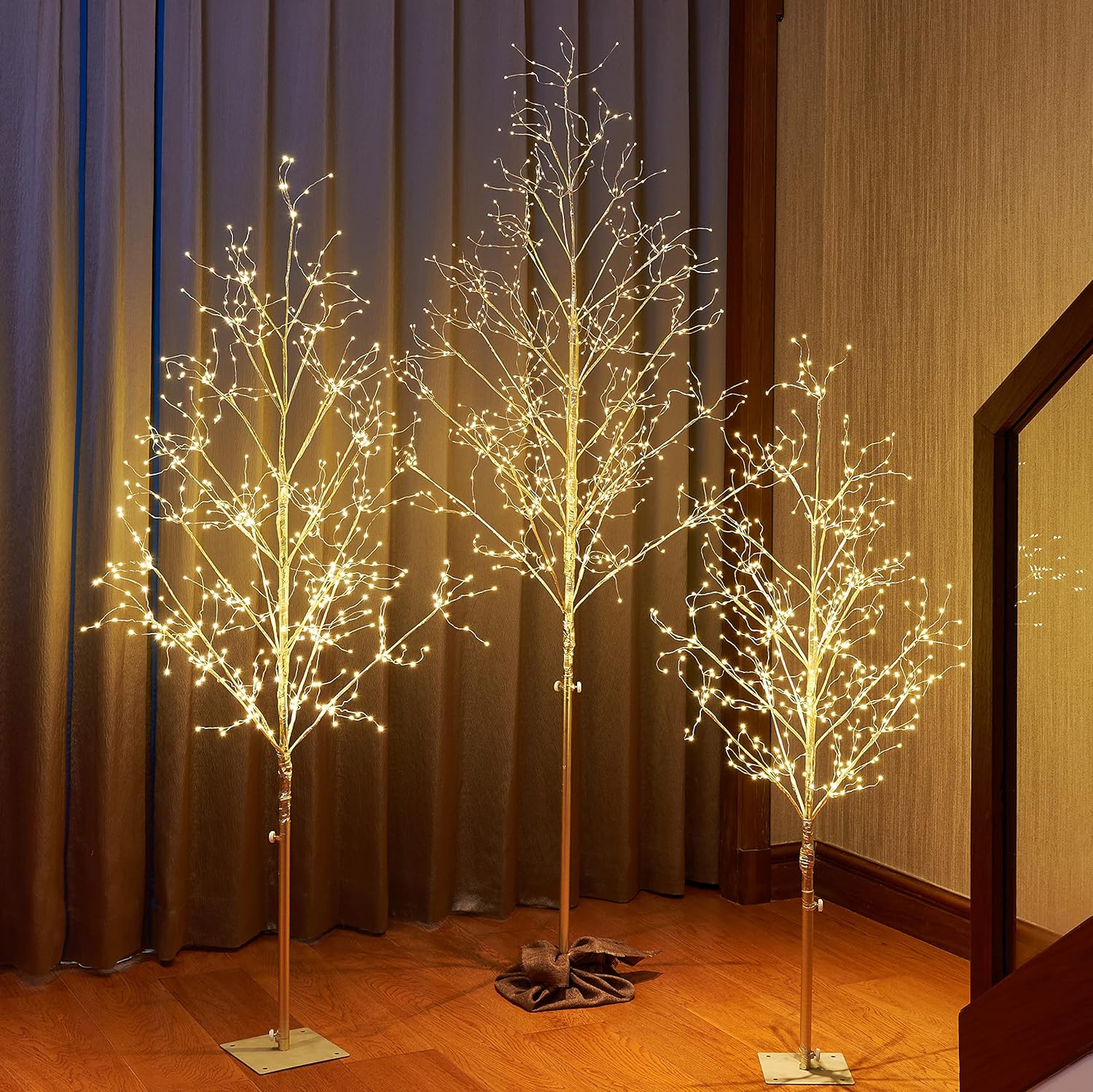 LIGHTSHARE Christmas Tree Combo Kit - Starlit Tree Collection with Angel Lights,...