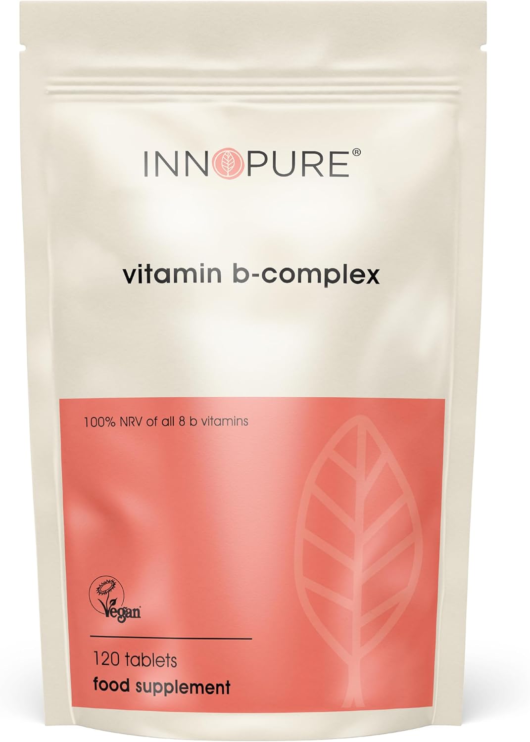 INNOPURE Vitamin B Complex,120 Vitamin B Tablets - 100% NRV All 8 B Vitamins B1,...