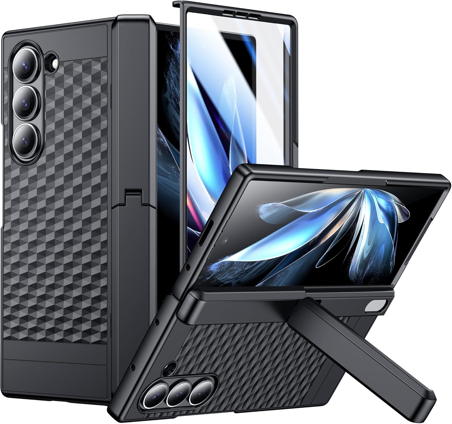 SPIDERCASE Designed for Samsung Galaxy Z Fold 6 Case,Built-in [Screen Protector]...