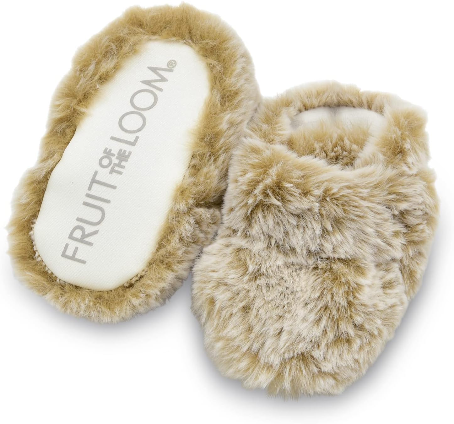 Fruit of the Loom Cozy Thermal Wrap Booties with Non-Skids for Baby Girls, Boys,...