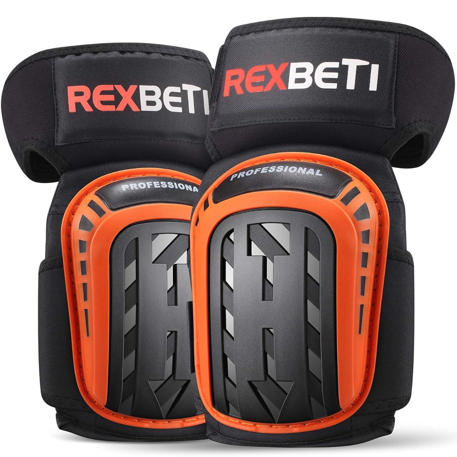 REXBETI Knee Pads, Special Construction Gel Knee Pads Tools, Heavy Duty Comforta...