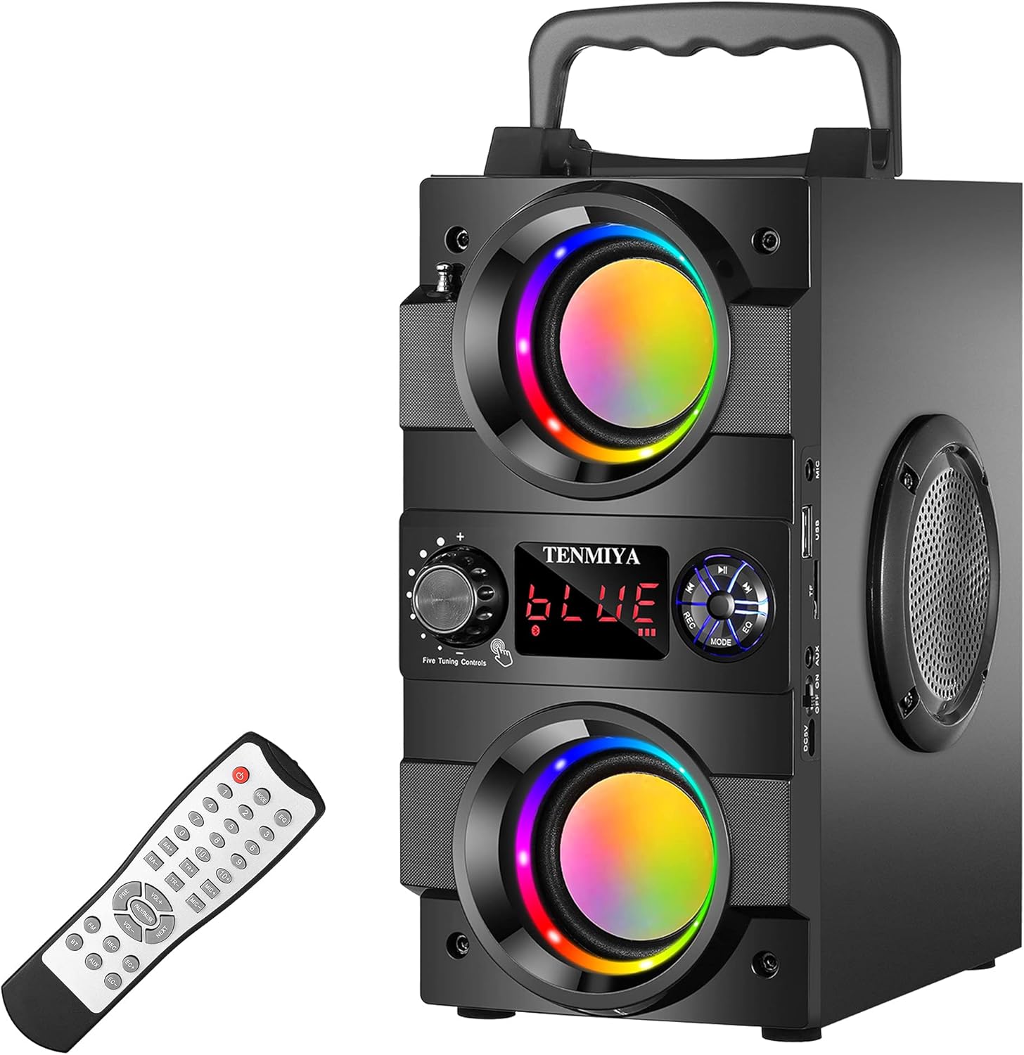 High-Quality Bluetooth Speaker, 40W Peak Portable Wireless Stereo Speakers with...