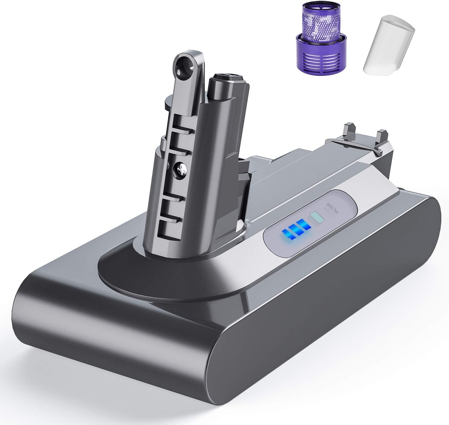 6000mAh Battery for Dyson V10, FLYLINKTECH Replacement Dyson V10 SV12 Battery Co...