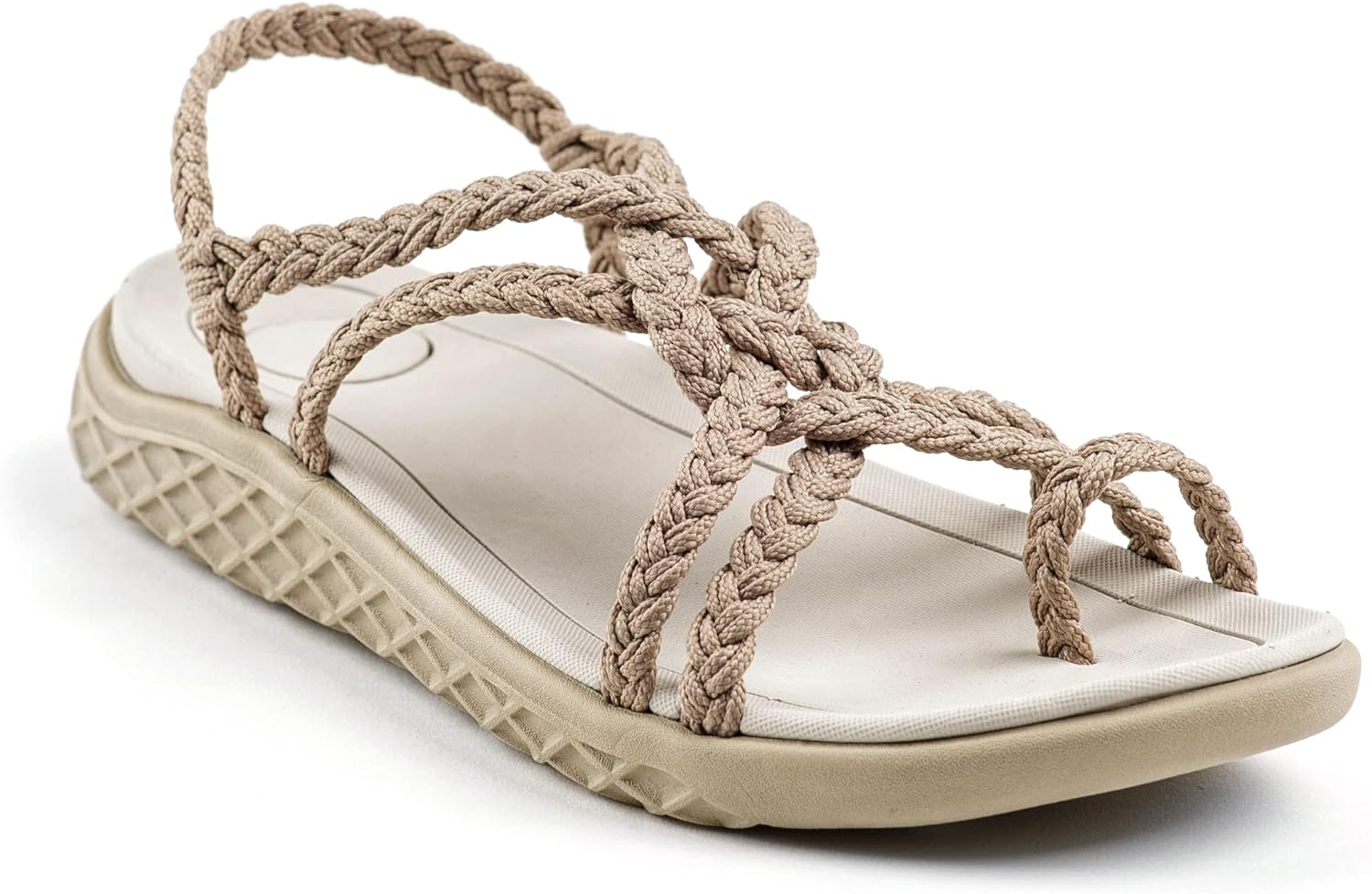 Plaka Explore Walking and Hiking Sandals, Comfortable Summer Sandal with Arch Su...