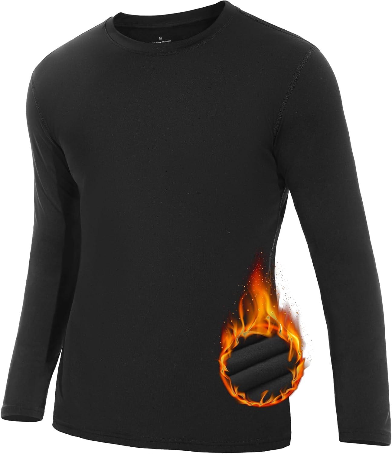 SIMIYA Mens Long Sleeve Thermal Tops, Special Crew Neck Thermal Underwear, Innov...