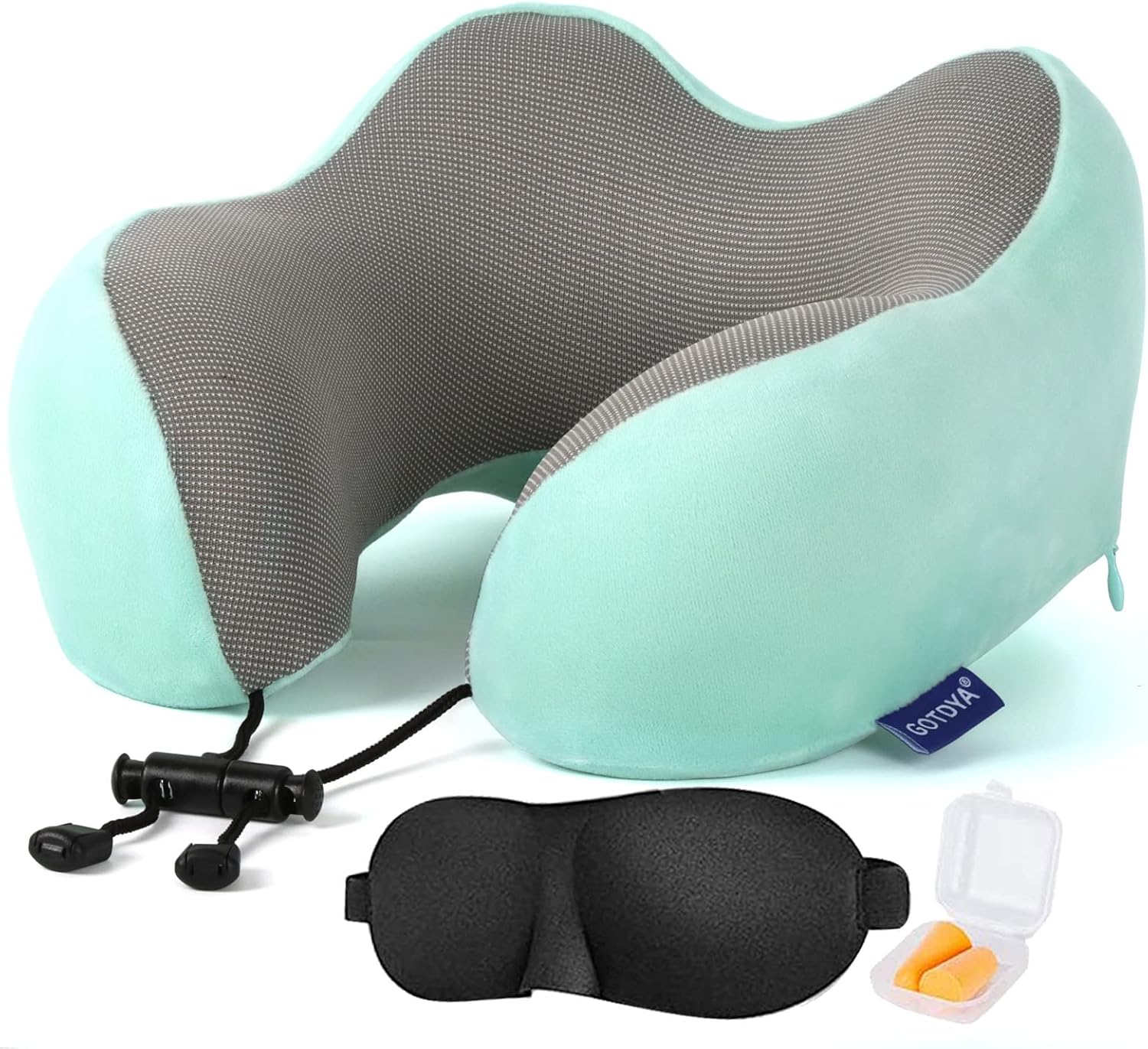 GOTDYA Travel Pillow, Special Travel Neck Pillow for Sleeping, Innovative 100% P...