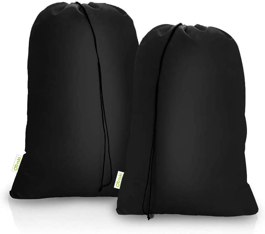 2 Pack Heavy Duty Large Laundry Bag 28 x 45 inch Extra Hamper Bag Dirty Laundry...