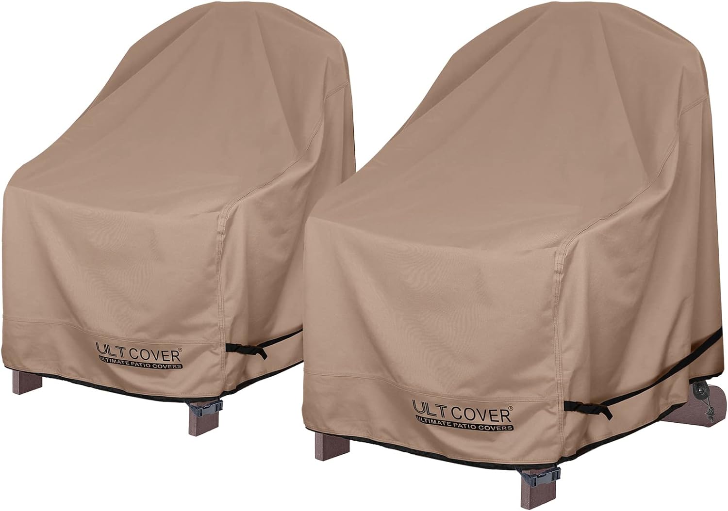 ULTCOVER Waterproof Patio Adirondack Chair Cover 2 Pack for Outdoor Chair Size U...