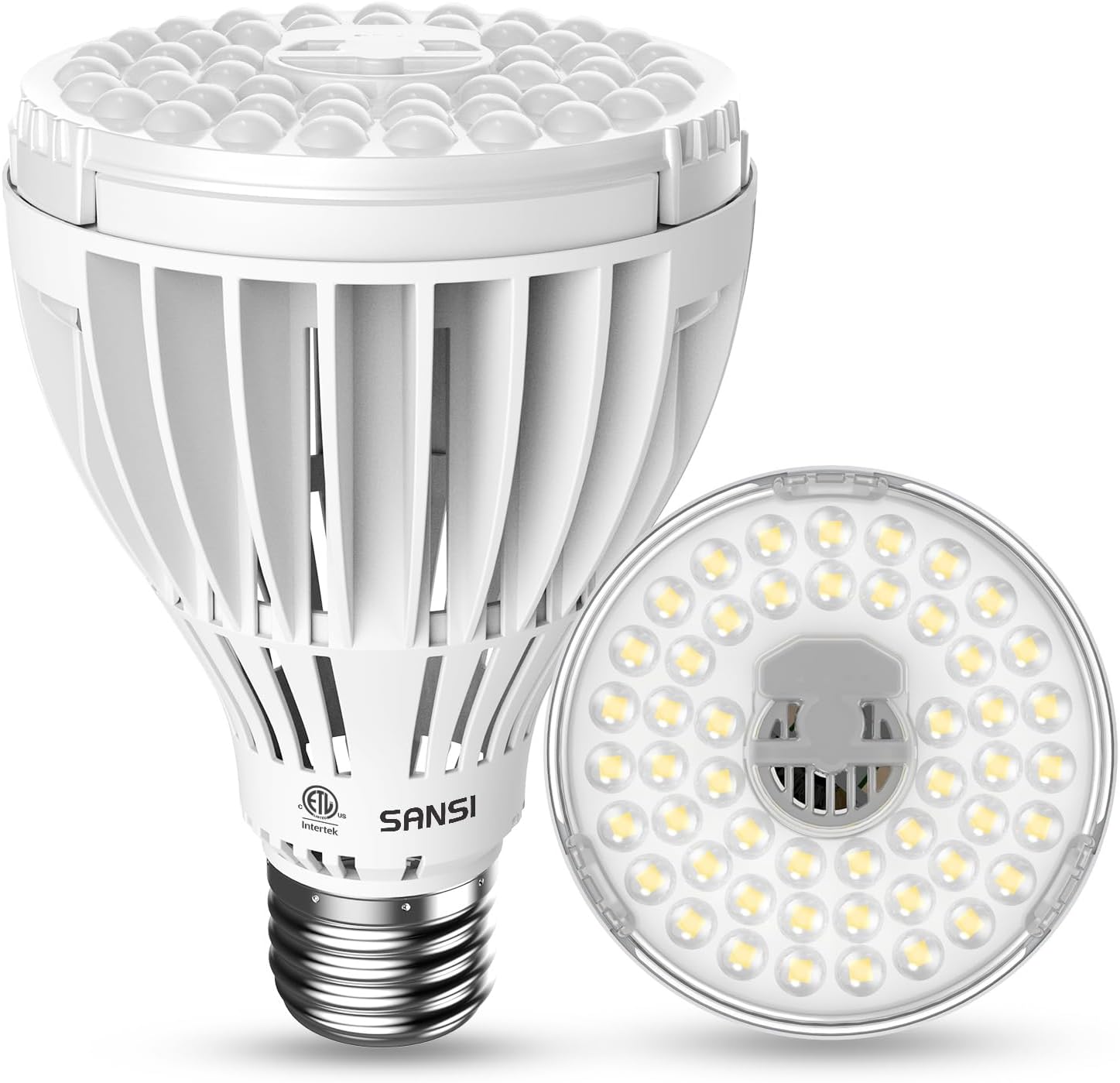 SANSI 32W Grow Light Bulbs for Indoor Plants, 350W Equivalent Full Spectrum LED...