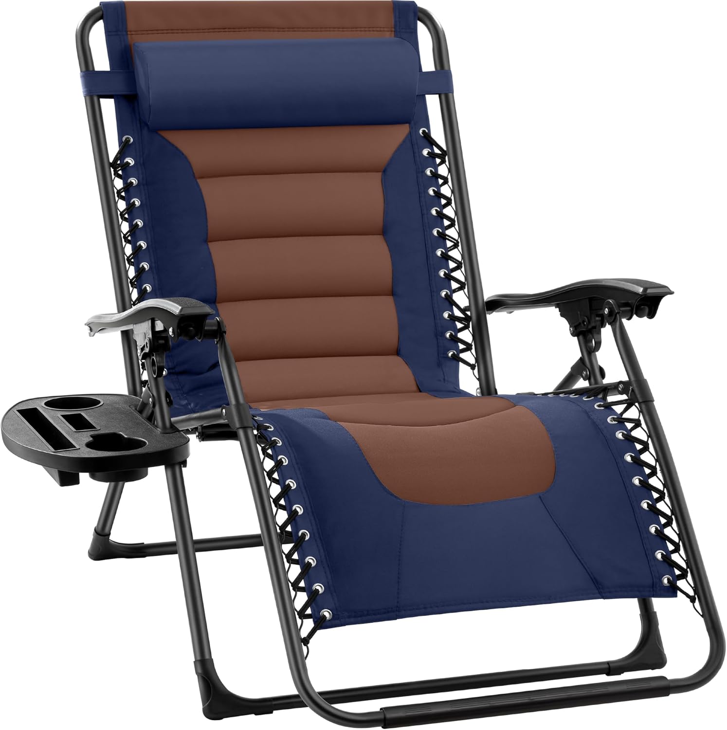 Best Choice Products Oversized Padded Zero Gravity Chair, Folding Outdoor Patio...