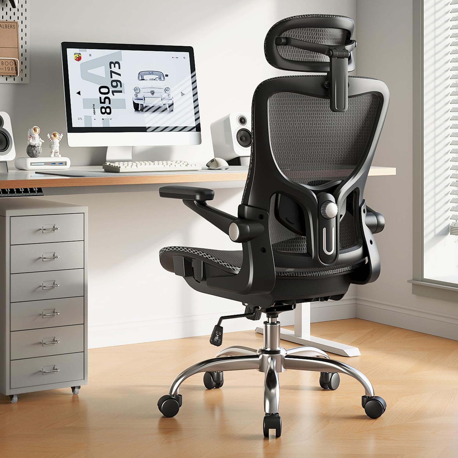 Ergonomic Office Chair, Mesh Office Chair with Rocking Function,Ergonomic Chair...