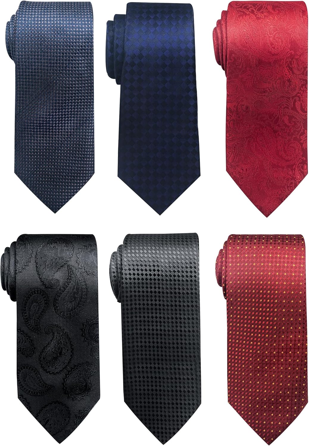 Tie for Men, Special Necktie Set, High-Quality Woven Jacquard Neck Ties, Unique...