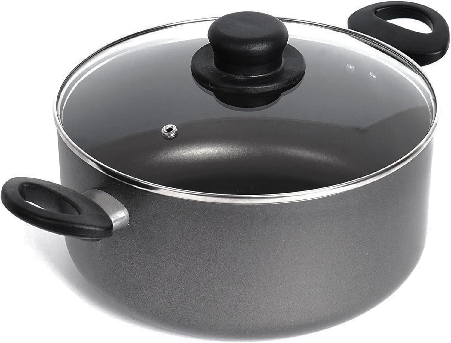 Homatz Stock Pot, Special 4.5L Non-Stick Cooking Pot with Glass Lid, High-Qualit...