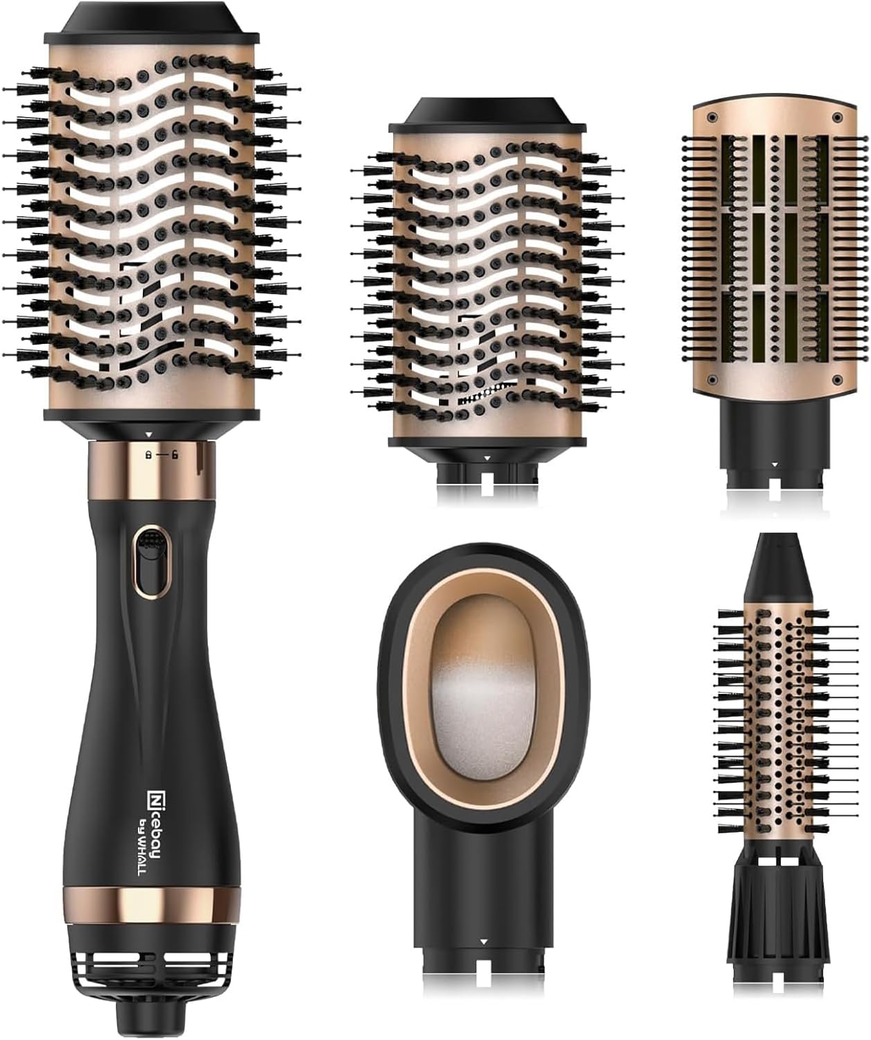 Nicebay Hair Dryer Brush Blow Dryer Brush in One, Hot Air Brush Set for Straight...