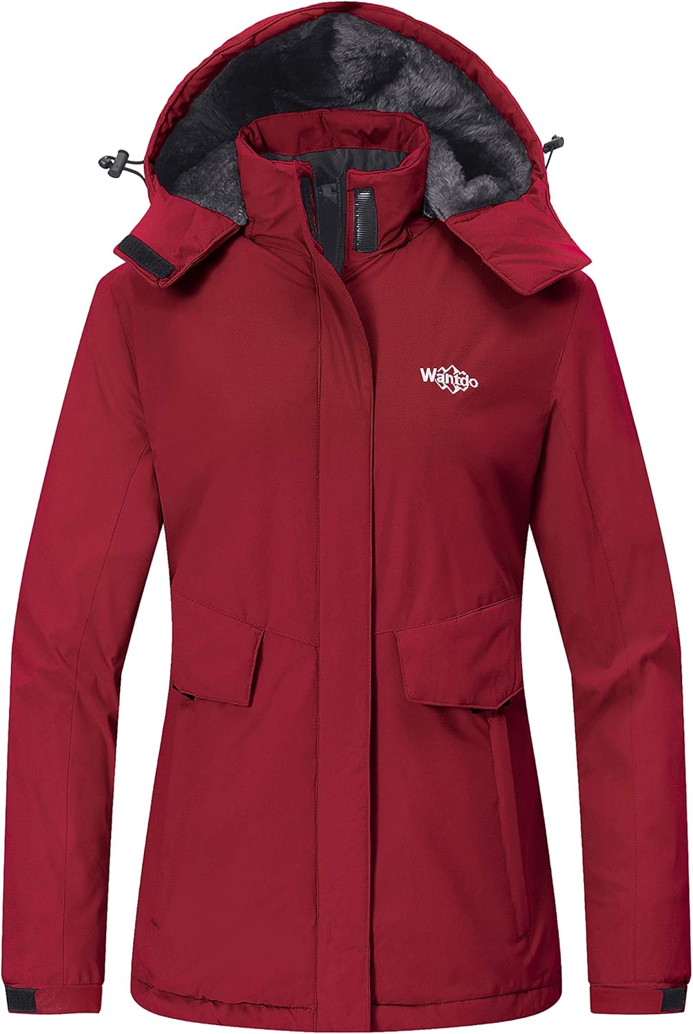 Wantdo Women's Waterproof Ski Jacket, Special Winter Coat Windproof Snow Coats,...