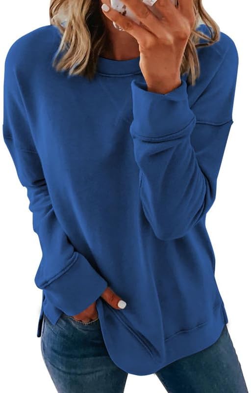 Dokotoo Women's Casual Crew Neck Sweatshirt, Special Soft Pullover Tops, Unique...