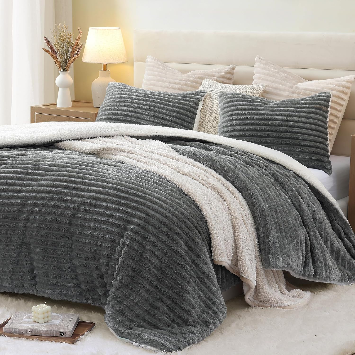 Geniospin King Size Comforter Set, Special Warm Winter Bedding for King Size, Ul...