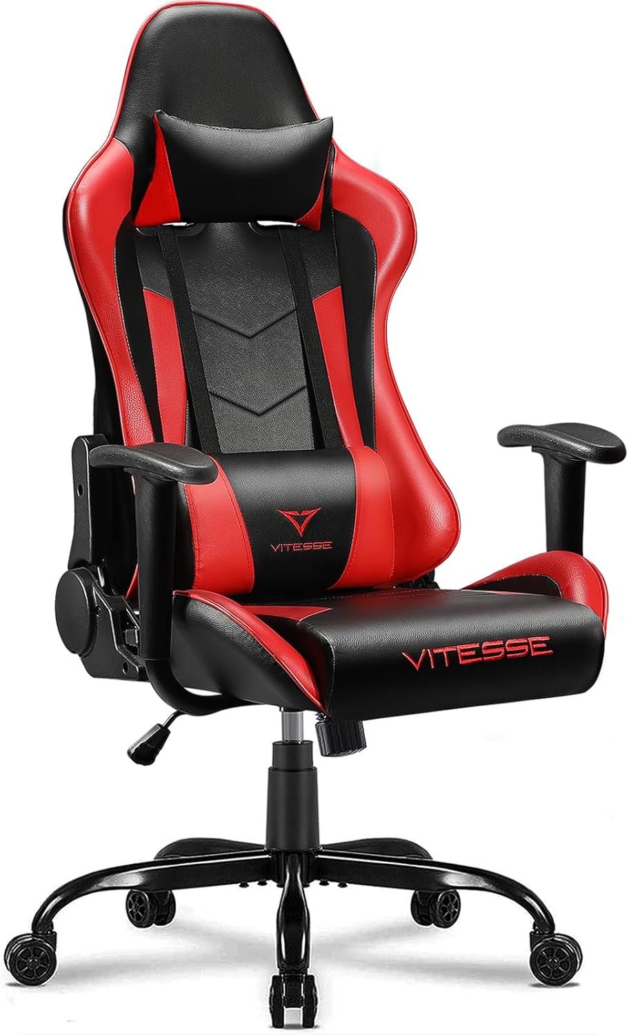 VITESSE Ergonomic Gaming Chair, Special Red Gaming Chair for Adults, High-Qualit...