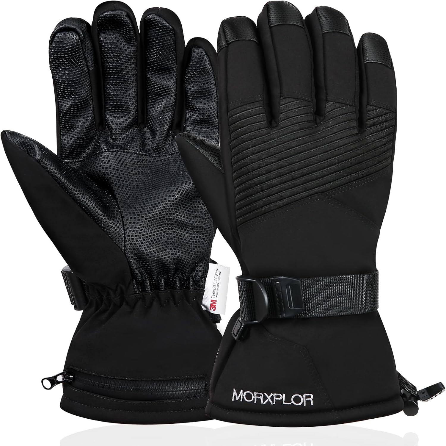 Winter Ski Snow Gloves Men Women,Waterproof Windproof Touchscreen Snowboard Glov...