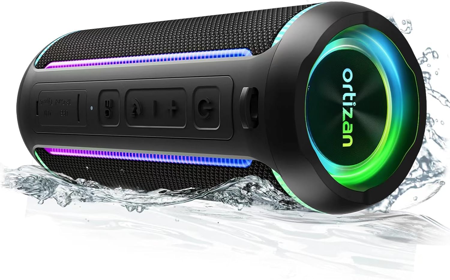 Ortizan Portable Bluetooth Speaker, 40W Loud Sound and Deep Bass, IPX7 Waterproo...