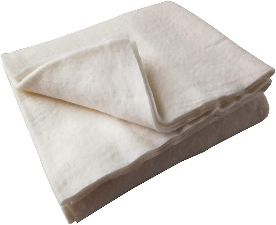 newamishquilt King Quilt Batting for Quilts, 96''X108'' Warm and Natural Quiltin...