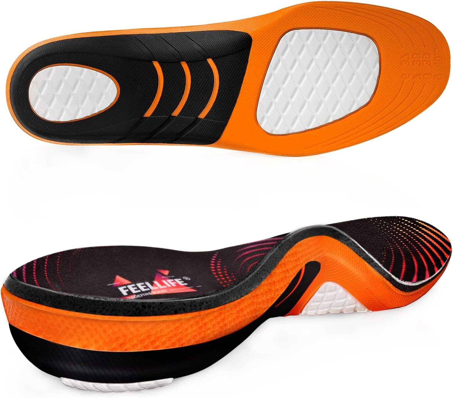 Plantar Fasciitis Relief Shoe Insoles, Special Arch Support Insoles for Running,...