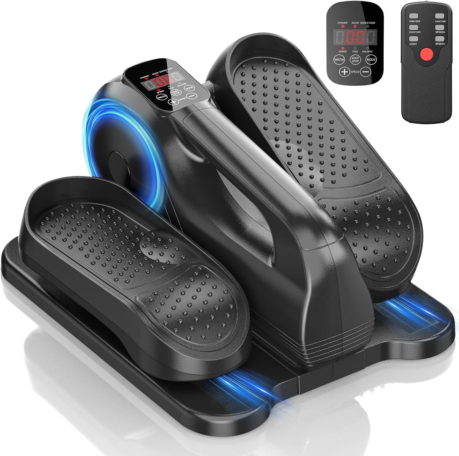Under Desk Elliptical Machine for Home Ellipse Leg Exerciser for Seniors with Re...